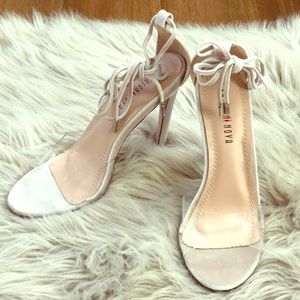 GIGI Clear Toe Heel - Nude